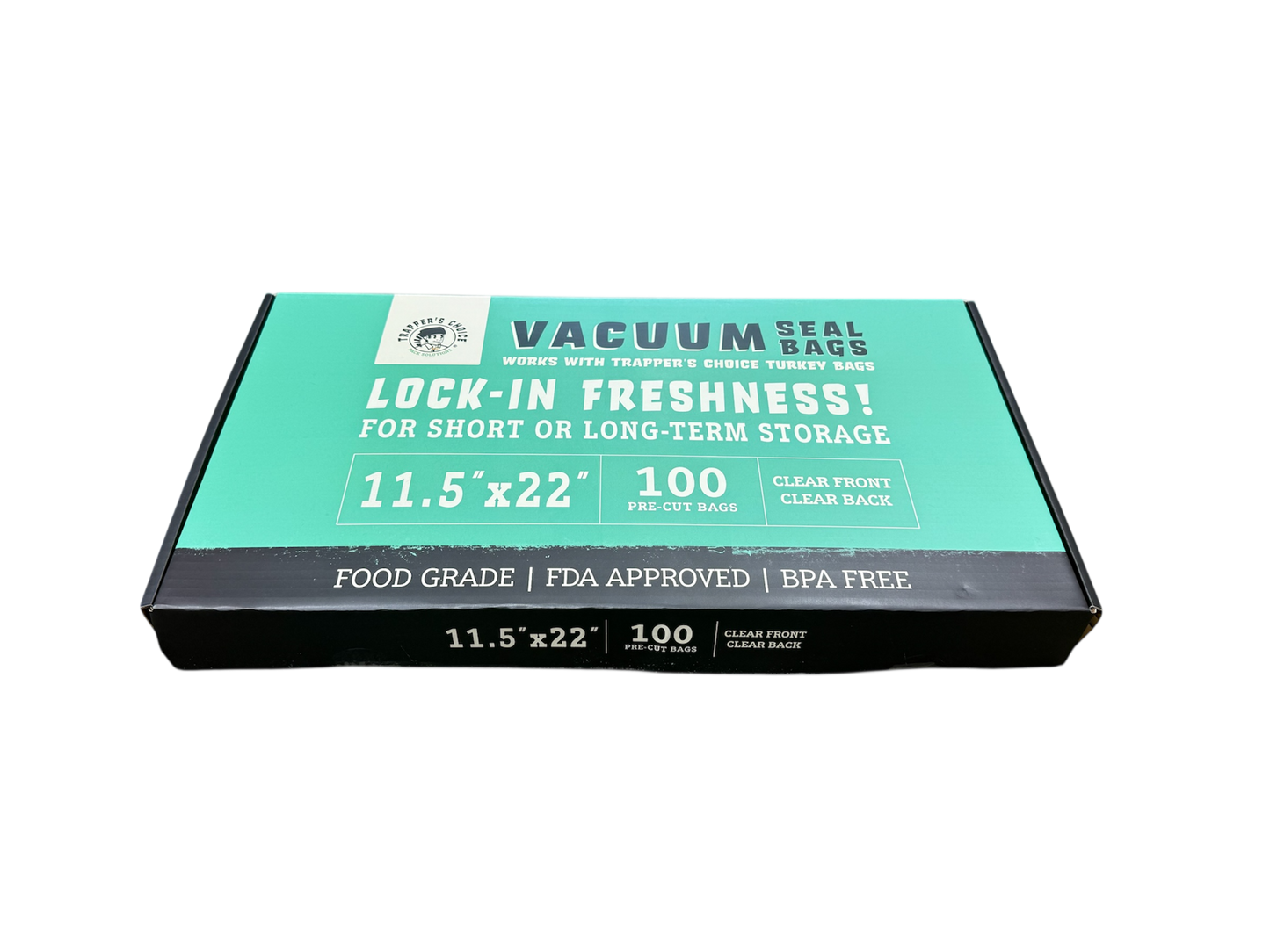 11.5" x 22" Clear/Clear Vacuum Seal Bags (5 mil)