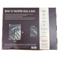 15" x 20" Black/Clear Vacuum Seal Bags 5Mil