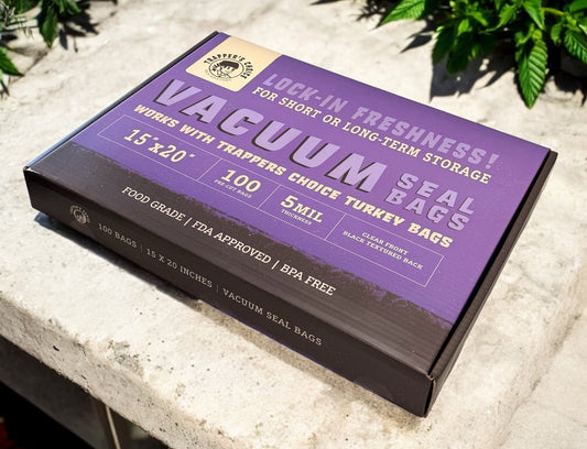15" x 20" Black/Clear Vacuum Seal Bags 5Mil